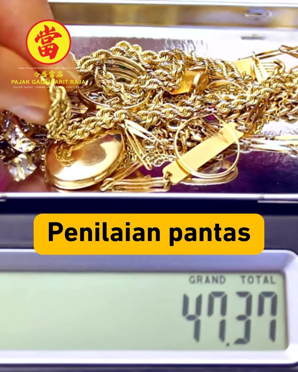 Tukar Emas Anda Jadi Tunai Segera di Taman Universiti, Parit Raja, Batu Pahat – Pajak Gadai Parit Raja Batu&nbsp;Pahat