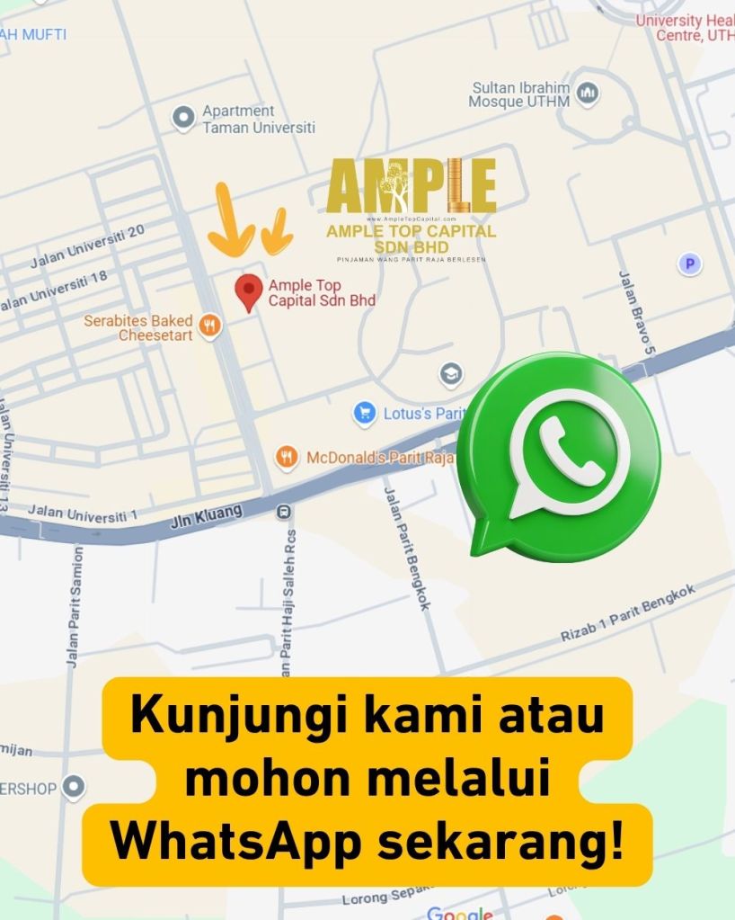 Pinjaman Wang Parit Raja Lulus Pantas - Dapatkan Tunai Segera Hari Ini - Ample Top Capital 05