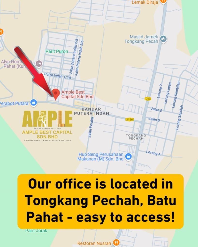 Licensed Money Lender in Tongkang Pechah - Fast Loan Approval - Ample Best Capital 05