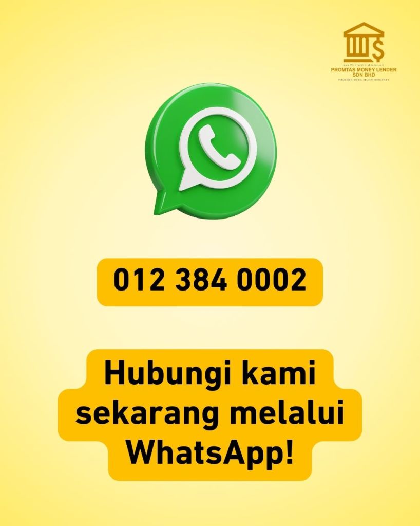 Pinjaman Berlesen Skudai - Duit Masuk Hari Sama - Promtas Money Lender 07