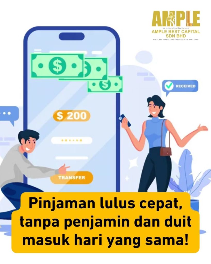 Pinjaman Wang Berlesen Tongkang Pechah - Solusi Masalah Kewangan Anda -Ample Best Capital 04