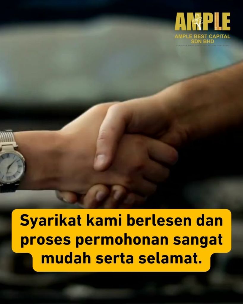 Pinjaman Wang Berlesen Tongkang Pechah - Solusi Masalah Kewangan Anda -Ample Best Capital 05