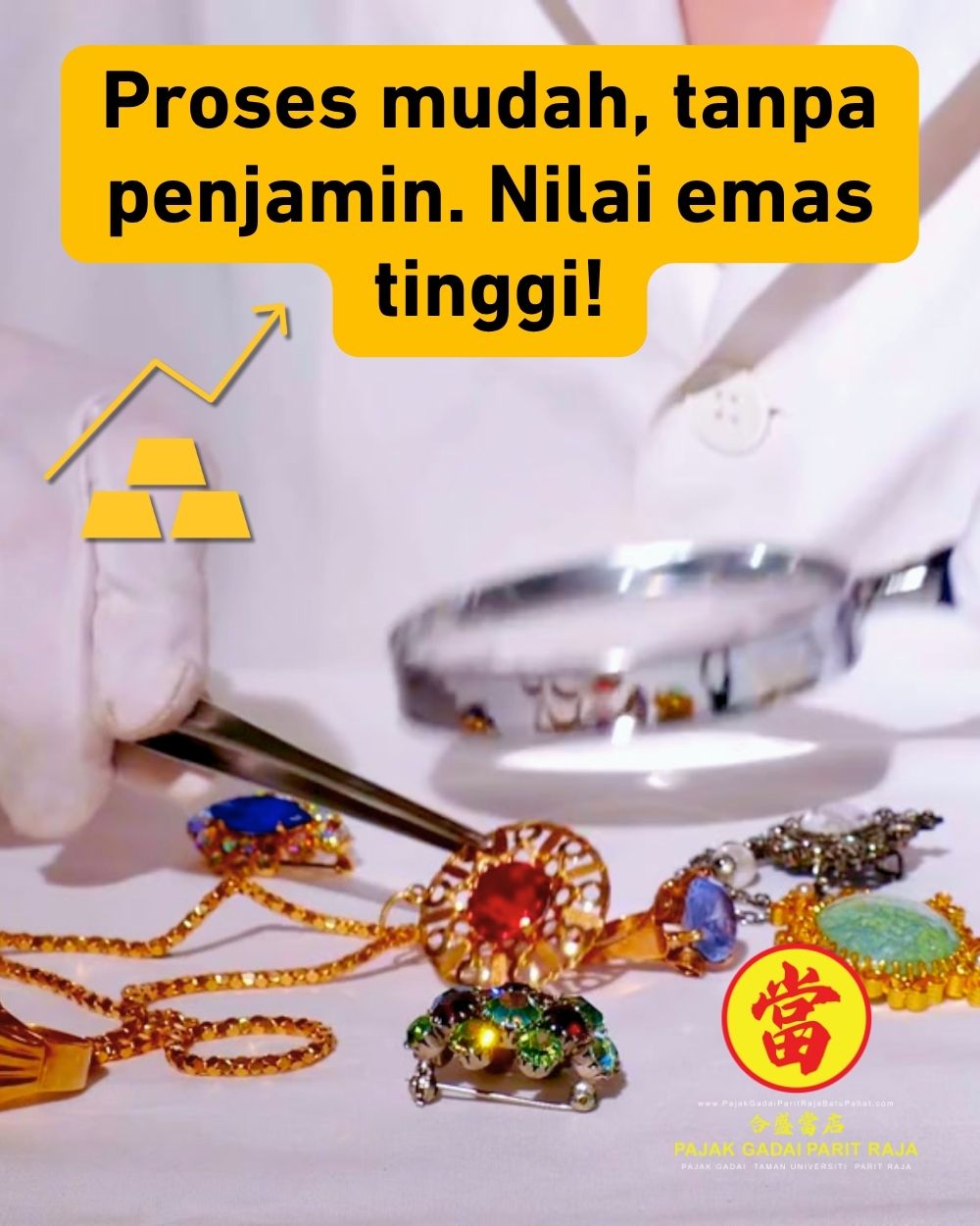 Tak Cukup Duit? Pajak Emas Anda di Parit Raja – Tunai Segera, Proses&nbsp;Mudah