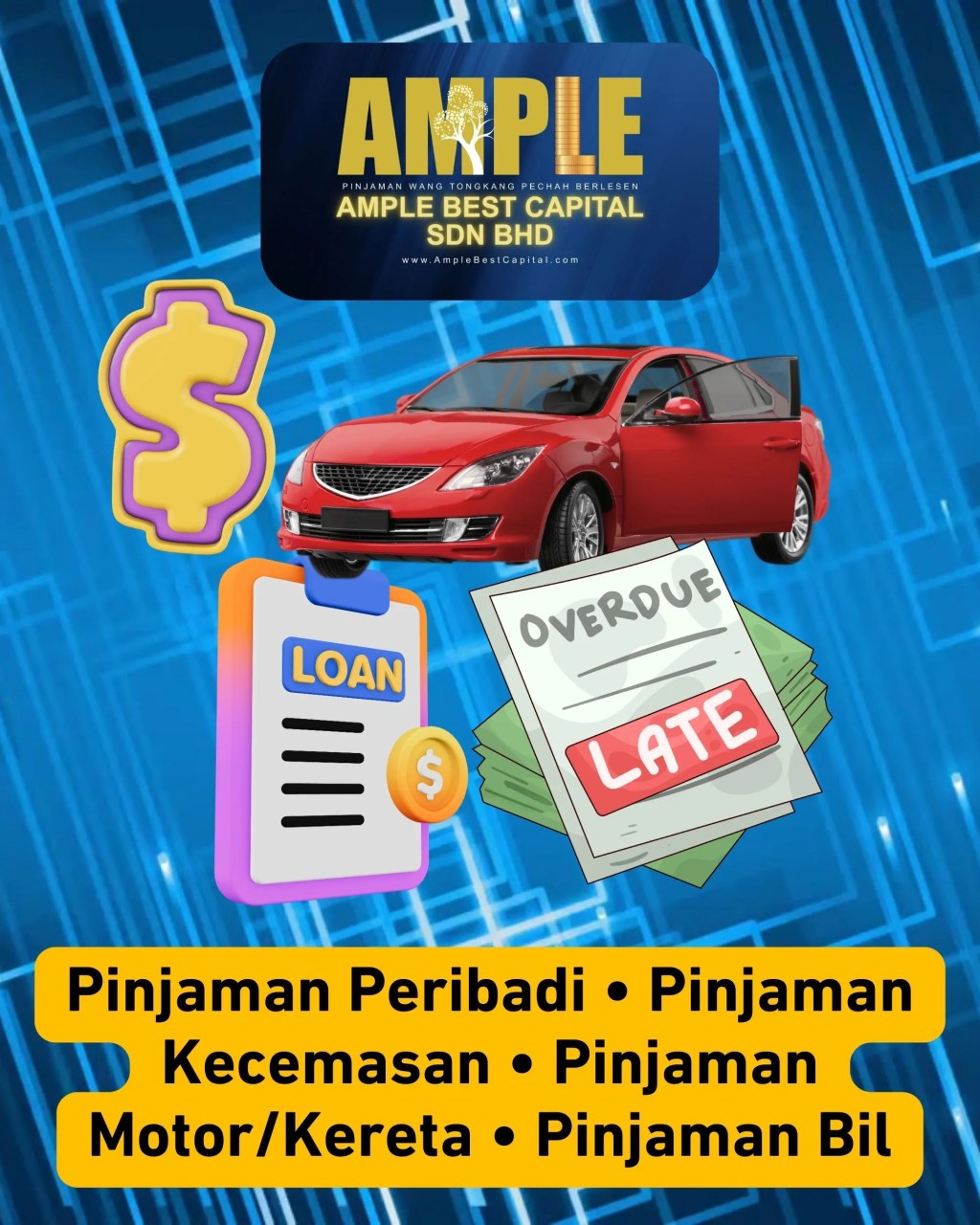Gaji Tak Cukup? Dapatkan Pinjaman Mudah dari Ample Best Capital Tongkang Pechah Pinjaman Wang&nbsp;Berlesen