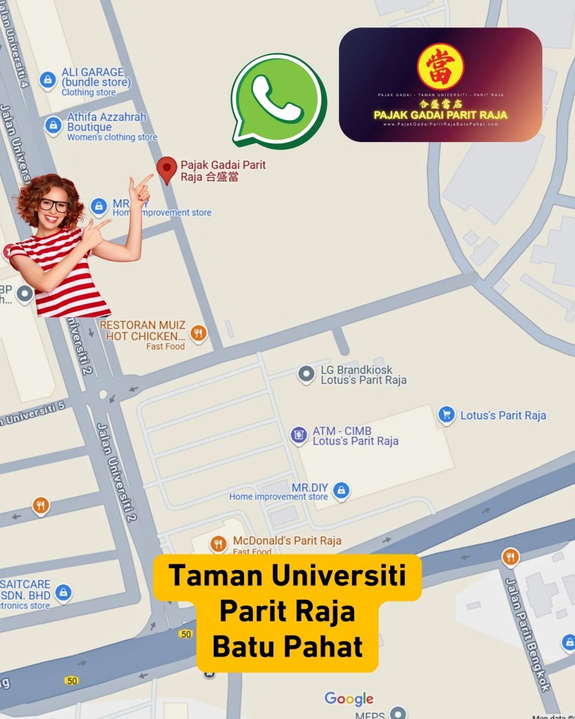 Kecemasan Kewangan Tukar Emas Jadi Tunai di Pajak Gadai Parit Raja Batu Pahat - Tukar Emas ke Wang - Pajak Gadai Taman Universiti Parit Raja 05