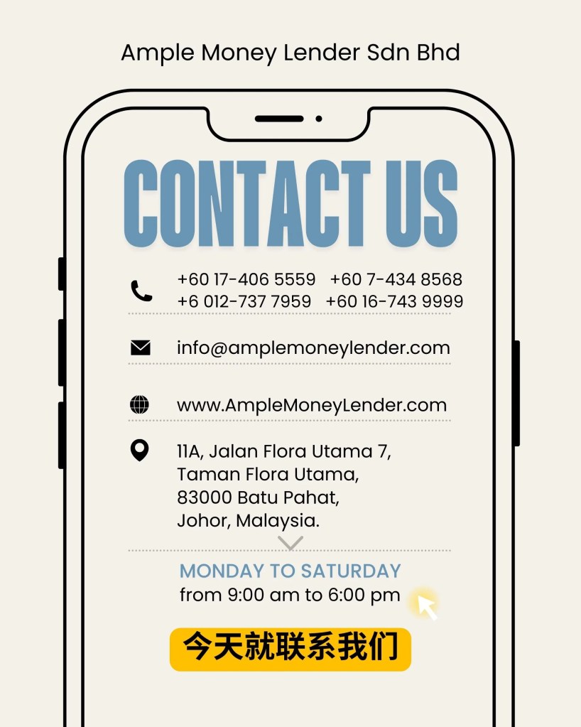 峇株巴辖商业贷款 - BP 快速周转资金 Batu Pahat 商业贷款 BP 商业资金 峇株商业资本- Ample Money Lender Sdn Bhd 08