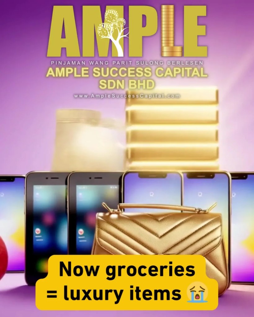 Daily Expenses Rising in Parit Sulong Batu Pahat - Financial Help When Life Gets Expensive - Ample Success Capital Pinjaman Berlesen Parit Sulong Loan 07