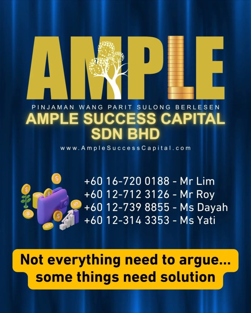 Daily Expenses Rising in Parit Sulong Batu Pahat - Financial Help When Life Gets Expensive - Ample Success Capital Pinjaman Berlesen Parit Sulong Loan 11
