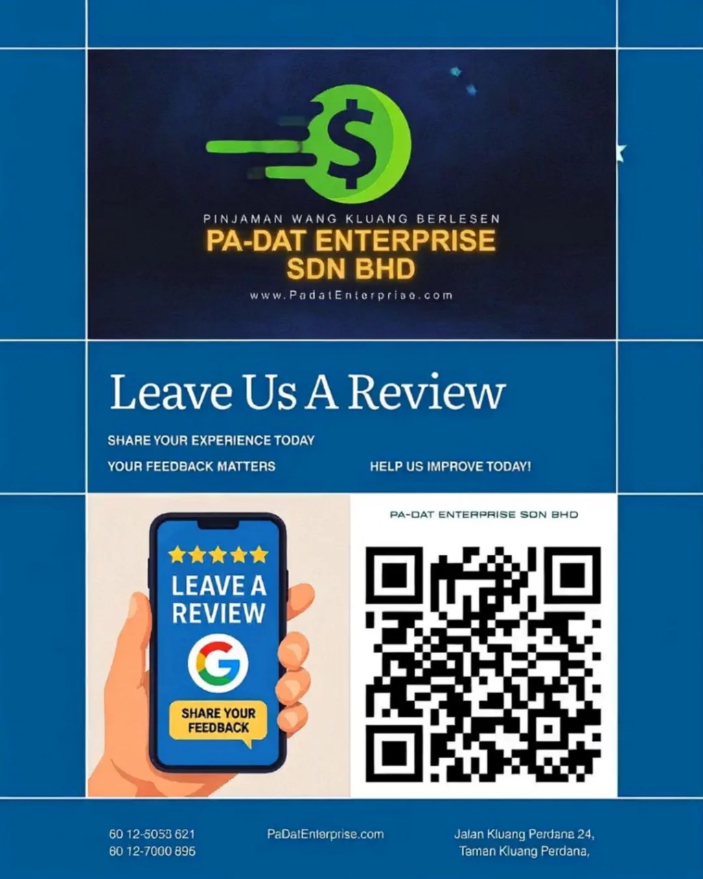 Pinjaman Wang Berlesen Kluang Dipercayai – Pengalaman Sebenar Pelanggan PA-DAT&nbsp;Enterprise