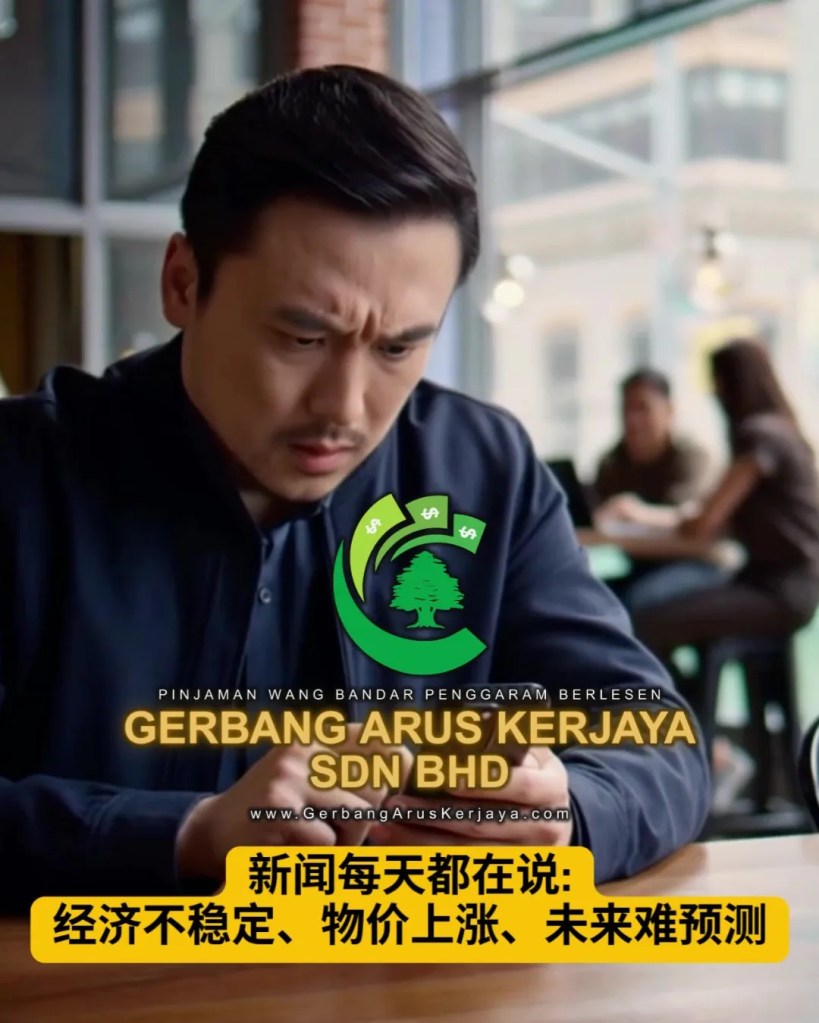 当世界变得不稳定 - 现金就是最踏实的保障 - 帆加兰峇株巴辖合法借贷服务 Gerbang Arus Kerjaya Sdn Bhd BP有执照的贷款公司 03