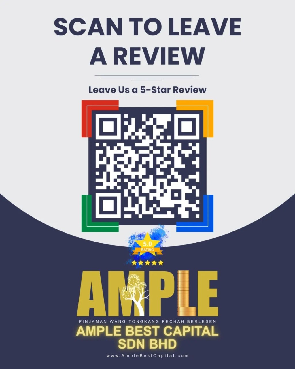 Pinjaman Wang Berlesen Tongkang Pechah – Google Review Pelanggan Ample Best Capital Sdn&nbsp;Bhd