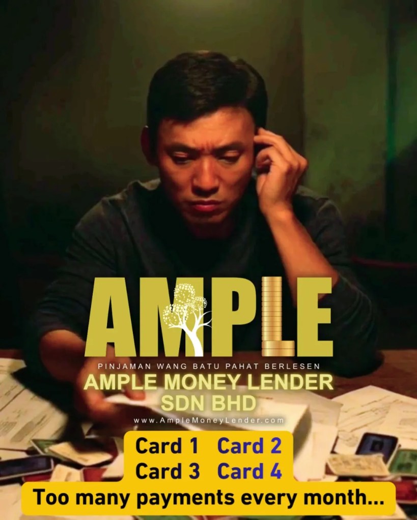 Too Many Credit Cards to Pay Every Month Debt Consolidation Solution in Batu Pahat Ample Money Lender Sdn Bhd Loan BP Johor 06
