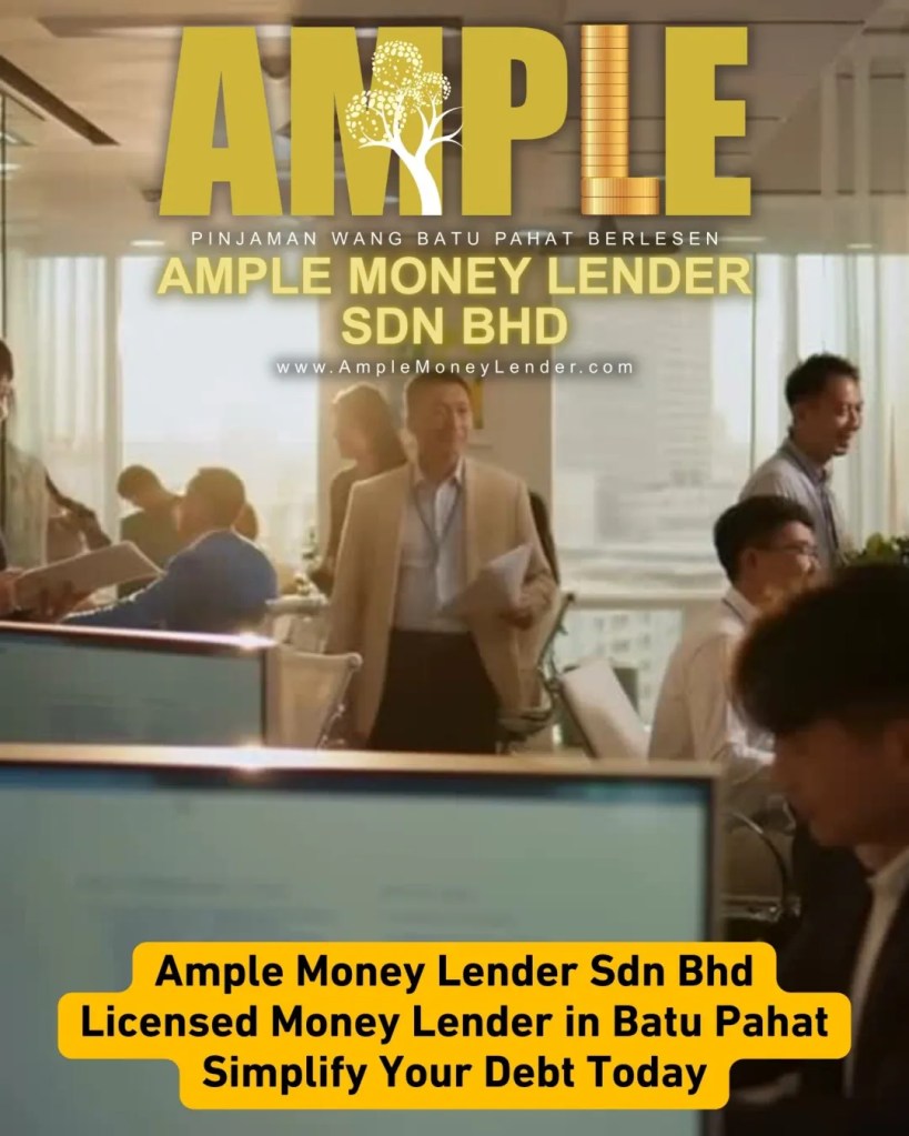 Too Many Credit Cards to Pay Every Month Debt Consolidation Solution in Batu Pahat Ample Money Lender Sdn Bhd Loan BP Johor 11