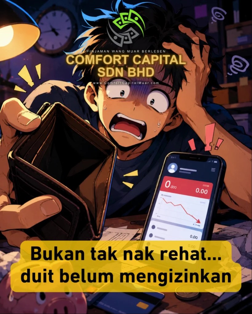 Pinjaman Peribadi Muar Johor Untuk Travel dan Rehat - Solusi Kewangan Tenang - loan percutian Muar Comfort Capital Sdn Bhd A04