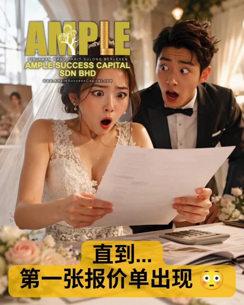 婚礼预算不够怎么办 - Parit Sulong Batu Pahat 婚礼资金规划指南 - Ample Success Capital Sdn Bhd - Pinjaman Berlesen Parit Sulong A03